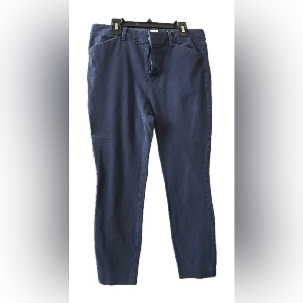 GAP Navy Signature Skinny Ankle Pants